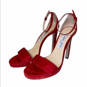 authentic jimmy choo misty 120 platform sandals